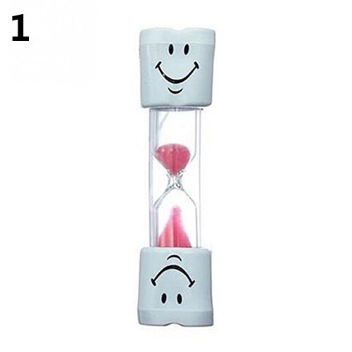 New Free Drop Shipping Children Kids Tooth Brushing Timer 2 Minutes Smiling Face Sandglass Hourglass Drop Shipping