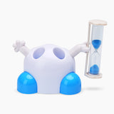 Teeth Brush Holder Hourglass 3 Minutes Timer Sand Watch Clock Kid Children Teeth Brushing Countdown Timing Sandglass SL-YS