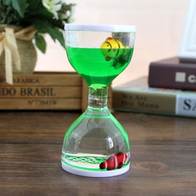 Creative Animal Oil Drop Leak Toy Plastic Funnel Decoration Liquid Hourglass Dynamic Timer Children's Crafts Toys Birthday Gifts