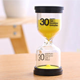 1pc Home Ornament Desktop Sand Clock Timers 10 minute/15 minutes/30 minutes Hourglass Timer for Children Brush Teeth