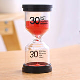 1pc Home Ornament Desktop Sand Clock Timers 10 minute/15 minutes/30 minutes Hourglass Timer for Children Brush Teeth