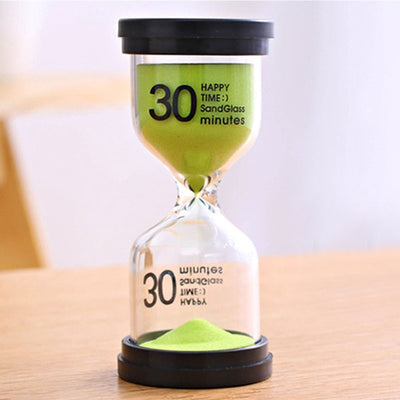 1pc Home Ornament Desktop Sand Clock Timers 10 minute/15 minutes/30 minutes Hourglass Timer for Children Brush Teeth