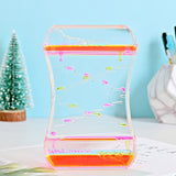 Creative dynamic ladder water drop hourglass time timer Office home bedroom decoration cartoon child children birthday gift