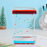 Creative dynamic ladder water drop hourglass time timer Office home bedroom decoration cartoon child children birthday gift