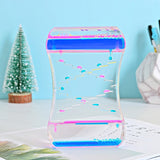 Creative dynamic ladder water drop hourglass time timer Office home bedroom decoration cartoon child children birthday gift