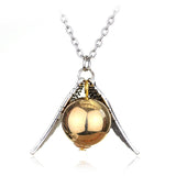 Hot Fashion Long Necklaces Deathly Hallows Pendant Necklace Triangle Rotatable Necklace Time Converter Hourglass Movie Jewelry