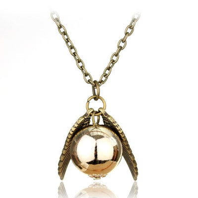 Hot Fashion Long Necklaces Deathly Hallows Pendant Necklace Triangle Rotatable Necklace Time Converter Hourglass Movie Jewelry