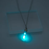 2019 fashion hourglass Luminous  Pendant  Necklace Glowing in the Dark  Hollow Luminous Pendant Necklace Jewelry Halloween Gifts