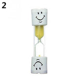 Children Kids Hourglass Toothbrush Timer 2 Minute Smiling Face For Home Cooking Game Brushing-Teeth Sands Timer Sandglass Decor