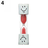 Children Kids Hourglass Toothbrush Timer 2 Minute Smiling Face For Home Cooking Game Brushing-Teeth Sands Timer Sandglass Decor