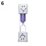 Children Kids Hourglass Toothbrush Timer 2 Minute Smiling Face For Home Cooking Game Brushing-Teeth Sands Timer Sandglass Decor