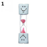 Children Kids Hourglass Toothbrush Timer 2 Minute Smiling Face For Home Cooking Game Brushing-Teeth Sands Timer Sandglass Decor