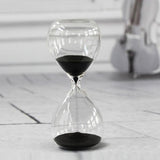 Yfashion5/30Minutes Glass Hourglass Sand Timer Purple Red Green Blue Home Coffee Shop Decoration Adornment Student Birthday Gift