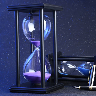 30/60 Minutes Hourglass Sand Timer Kitchen School Modern Wooden Hour Glass Sandglass Sand Clock Tea Timers Home Decoration Gift