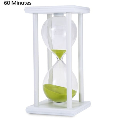 30/60 Minutes Hourglass Sand Timer Kitchen School Modern Wooden Hour Glass Sandglass Sand Clock Tea Timers Home Decoration Gift