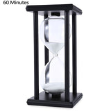 30/60 Minutes Hourglass Sand Timer Kitchen School Modern Wooden Hour Glass Sandglass Sand Clock Tea Timers Home Decoration Gift