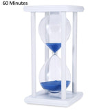 30/60 Minutes Hourglass Sand Timer Kitchen School Modern Wooden Hour Glass Sandglass Sand Clock Tea Timers Home Decoration Gift