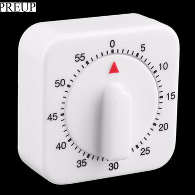 PREUP 60 Minute Cubic Kitchen Timer Countdown Cooking Timer Count Down Alarm Clock Switch Control Reminder Free Shippping