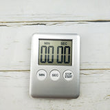 9 Colors Magnet Kitchen Cooking Timers LCD Digital Screen Kitchen Timer Square Cooking Timer Count Up Countdown Alarm 5.3x7cm