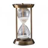 1PC Hourglass Ornaments Desktop Decoration Bathroom Kitchen Sand Clock Kids Toothbrush Gift Craft Tool Metal Timer Office Home