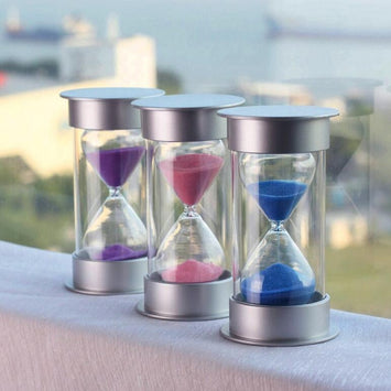 1pcs Desktop Hourglass 30 Minute Timer, Sand Bell Decoration, Children's Wash And Wash Timer, Home Kitchen And Toilet Gadgets