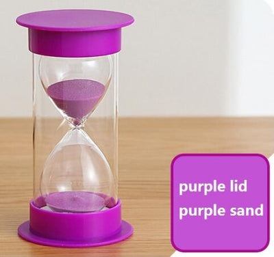 1pcs Desktop Hourglass 30 Minute Timer, Sand Bell Decoration, Children's Wash And Wash Timer, Home Kitchen And Toilet Gadgets