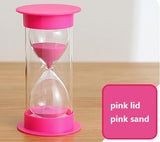 1pcs Desktop Hourglass 30 Minute Timer, Sand Bell Decoration, Children's Wash And Wash Timer, Home Kitchen And Toilet Gadgets