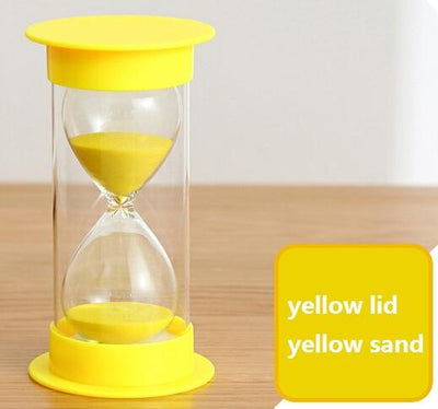 1pcs Desktop Hourglass 30 Minute Timer, Sand Bell Decoration, Children's Wash And Wash Timer, Home Kitchen And Toilet Gadgets