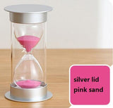 1pcs Desktop Hourglass 30 Minute Timer, Sand Bell Decoration, Children's Wash And Wash Timer, Home Kitchen And Toilet Gadgets