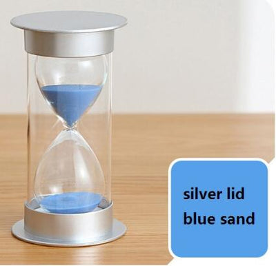 1pcs Desktop Hourglass 30 Minute Timer, Sand Bell Decoration, Children's Wash And Wash Timer, Home Kitchen And Toilet Gadgets