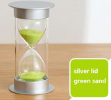 1pcs Desktop Hourglass 30 Minute Timer, Sand Bell Decoration, Children's Wash And Wash Timer, Home Kitchen And Toilet Gadgets