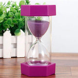 Sand Clock 5minutes /10minutes/15 minutes Hexagonal Household Hourglass Kid Gift Sand Clock Decorative Sand Timer