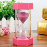 Sand Clock 5minutes /10minutes/15 minutes Hexagonal Household Hourglass Kid Gift Sand Clock Decorative Sand Timer