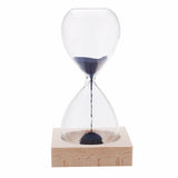 BMBY-1pcs Magnet Hourglass Awaglass Hand-blown Sand Timer Desktop Decoration Magnetic Hourglass