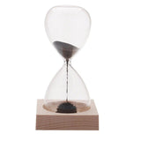 BMBY-1pcs Magnet Hourglass Awaglass Hand-blown Sand Timer Desktop Decoration Magnetic Hourglass