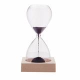 BMBY-1pcs Magnet Hourglass Awaglass Hand-blown Sand Timer Desktop Decoration Magnetic Hourglass