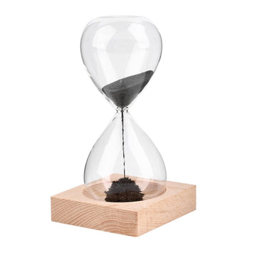 1Pc Awaglass Hand-blown Timer clock Magnet Magnetic Hourglasses ampulheta crafts sand clock timer Christmas Home Decorating