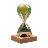 Magnet Magnetic Hourglass Timer Desk Surface Decoration Magnetic Sand Stone Creative Children'S Gift Home Decorations