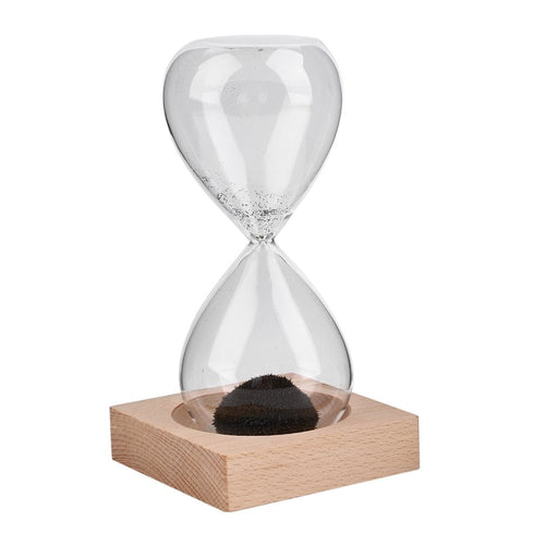 Hand-Blown Timer Clock Magnet Magnetic Crafts Sand Clock Hourglass Timer Christmas Home Decoration Best Gift