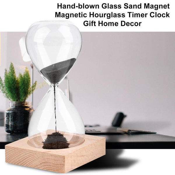 Hand-Blown Timer Clock Magnet Magnetic Crafts Sand Clock Hourglass Timer Christmas Home Decoration Best Gift