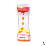 Colorful Liquid Timer Hourglasse Hot Floating Mix Illusion Timer Liquid Motion Visual Oil Acrylic Clock Home Ornaments