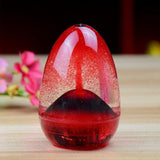 Egg-Shaped Volcanic Liquid Hourglass Oil Sand Timer Sandglass Home Desk Decoration Household Supply Home Decal Ornament HomeTool