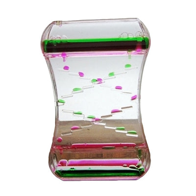 1Pc Drip Oil Hourglass Liquid Motion Bubble Timer Desk Decor Kids Toy Birthday Gift