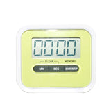 Urijk 1pc Kitchen Timer LCD Digital Screen Kitchen Gadgets Square Cooking Count Up Countdown Loud Alarm Magnet Clock