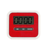 Urijk 1pc Kitchen Timer LCD Digital Screen Kitchen Gadgets Square Cooking Count Up Countdown Loud Alarm Magnet Clock