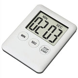 Urijk 1pc Kitchen Timer LCD Digital Screen Kitchen Gadgets Square Cooking Count Up Countdown Loud Alarm Magnet Clock