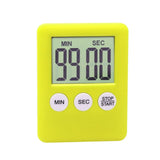 LCD Digital Screen Kitchen Timer Square Cooking Countdown Alarm Magnet Clock