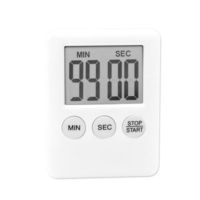 LCD Digital Screen Kitchen Timer Square Cooking Countdown Alarm Magnet Clock