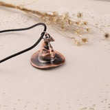 New Movie Logo 3D Porter Series Magic Hat Snitch Time Hourglass Pendant Necklace Harry Enthusiast Gift Leather Necklace Jewelry