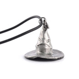 New Movie Logo 3D Porter Series Magic Hat Snitch Time Hourglass Pendant Necklace Harry Enthusiast Gift Leather Necklace Jewelry